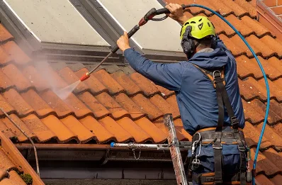 Démoussage et hydrofuge de toiture à Rougon